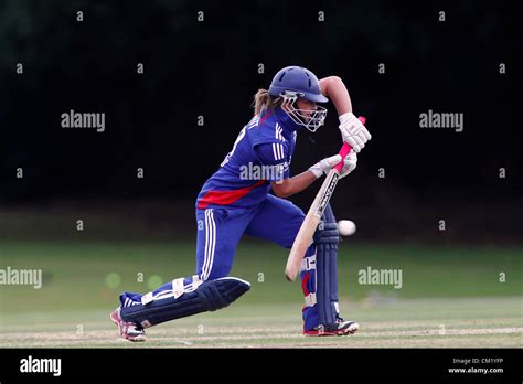 16/09/2012 Arundel, England. Danielle Wyatt batting during the fifth ...