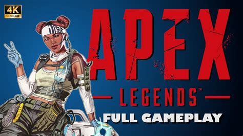 Playing Lifeline Apex Legends Quads Full Gameplay Apex Legends [4k