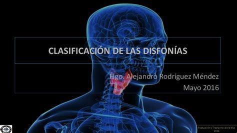 Pdf ClasificaciÓn De Las DisfonÍas