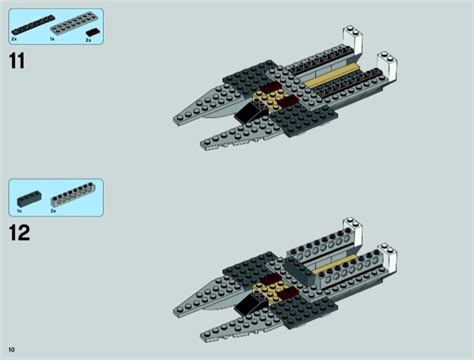 LEGO Instructions For Set 75051 Jedi Scout Fighter Star Wars The