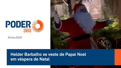 Helder Barbalho Se Veste De Papai Noel Em V Spera De Natal Youtube