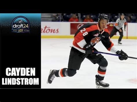 Nhl Draft Cayden Lindstrom Highlights Youtube