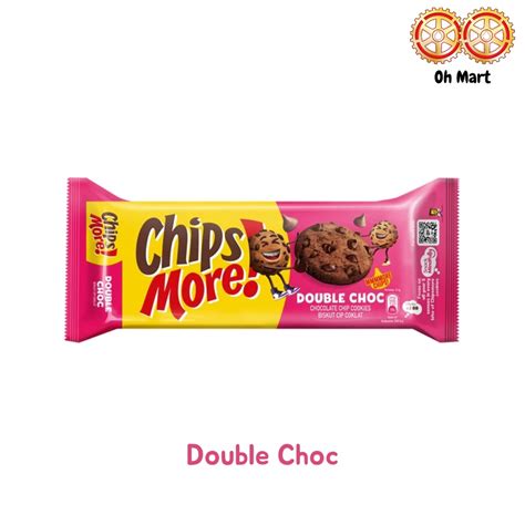 Chipsmore Original Double Choc Hazelnut Chocolate Chip Cookies 153g