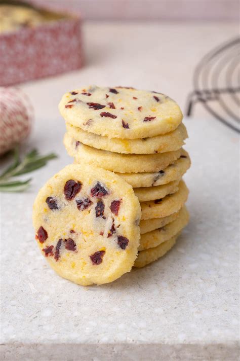 Cranberry Shortbread Cookies Easy Slice And Bake Cookies Video