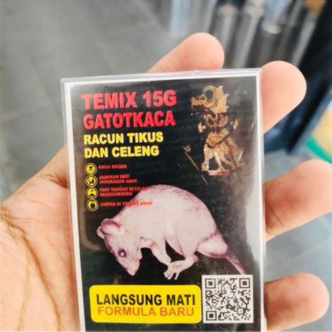 Jual Racun Tikus Temix Gatot Kaca Mati Kering Shopee Indonesia