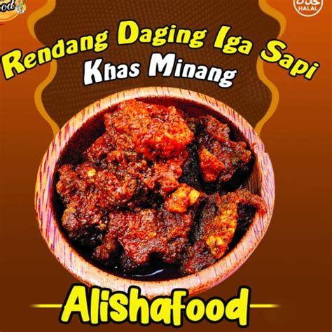 Jual Free Ongkir PALING MANTAB RENDANG DAGING IGA SAPI Khas Minang