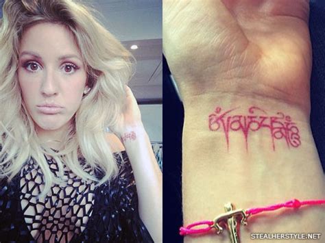 Ellie Gouldings Tattoos And Meanings Steal Her Style