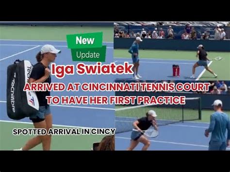 Update World No Iga Swiatek Spotted On Her Arrival In Cincinnati