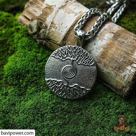 Viking Tree Of Life Pendant Necklace Viking Necklace Tree Of Life