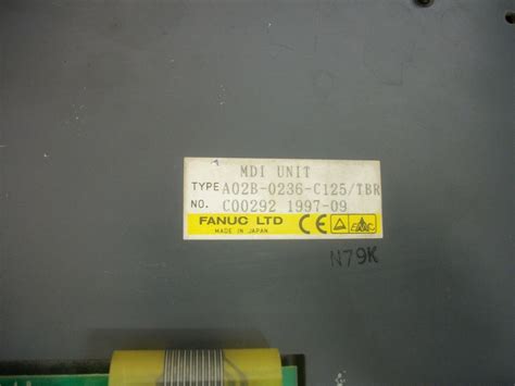 Ge Fanuc Mdi Keypad Unit A B C Tbr Ebay