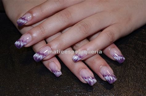 Manicura Y Pedicura Matices Peluquer A Nails French Nails Beauty