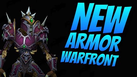 NEW Warfront Horde Plate Armor Patch 8 1 0 Battle For Darkshore