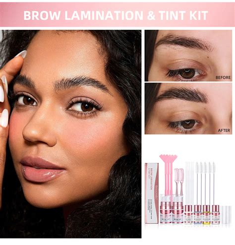 IBCCCNDC 2 Colors/set Brow Lamination Kit&Eyebrow Tint Dye Kit ,Eyebrow ...