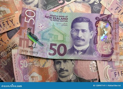 New Zealand Currency Notes Background Stock Image - Image of loan ...