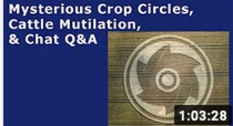 Linda Moulton Howe - Mysterious crop circles, cattle mutilation and chat Q & A - Nexus Newsfeed