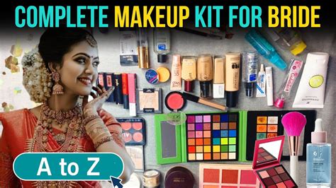 A To Z Complete Bridal Makeup Kit Full Bridal Makeup List Bridal