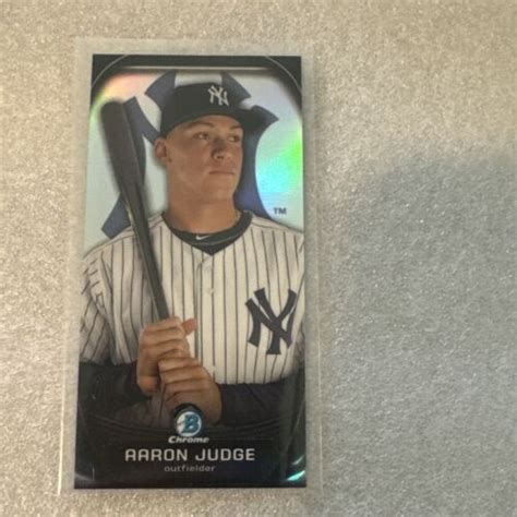 Bowman Chrome Pp Prospect Profiles Mini Aaron Judge Rookie Ebay