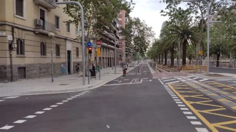 Abre el último tramo de carril bici de la Diagonal que se ha resituado