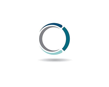 Circle Logo Template Vector Icon Illustration Four Circle Infinite