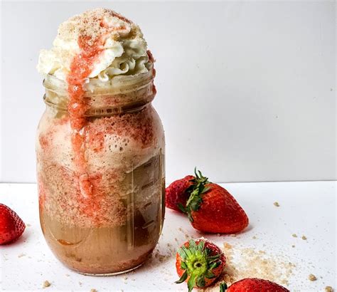 Starbucks Strawberry Funnel Cake Frappuccino Recipe Marathons And Motivation