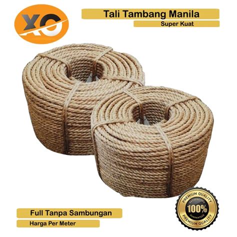 Jual Tali Tambang Besar 16mm 19mm Tali Rope Manila Besar Tampar Dadung