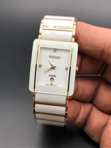 Men Analog RADO White Ceramic Watch For Man For Personal Use At Rs