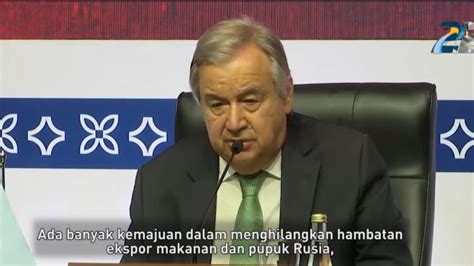 Sekjen PBB Di G20 Saya Berharap Inisiatif Butir Laut Hitam Diperbarui