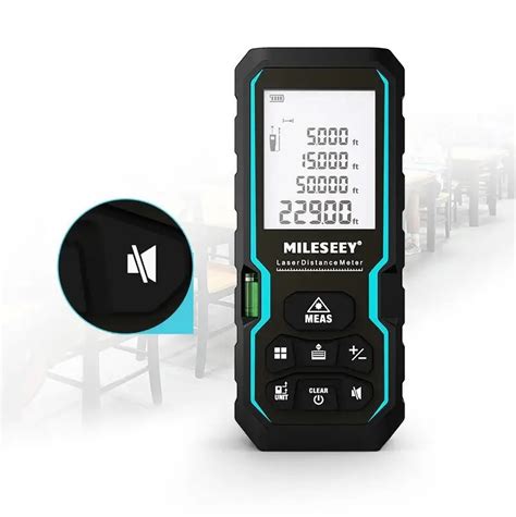 Лазерний далекомір MILESEEY S6 40M (вимірювач довжини, площі, об'єму) з ...
