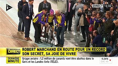 Revoir En Vid O Le D Part De Robert Marchand Qui Tente D Tablir Le