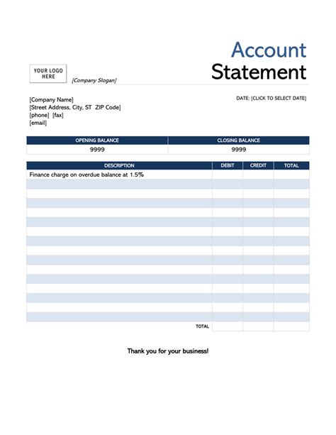 24+ Free Personal Bank Statement Templates (Word - Excel)