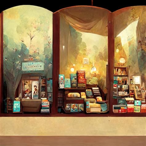 Premium Photo A Bookstore With Many Books And Cozy Theme