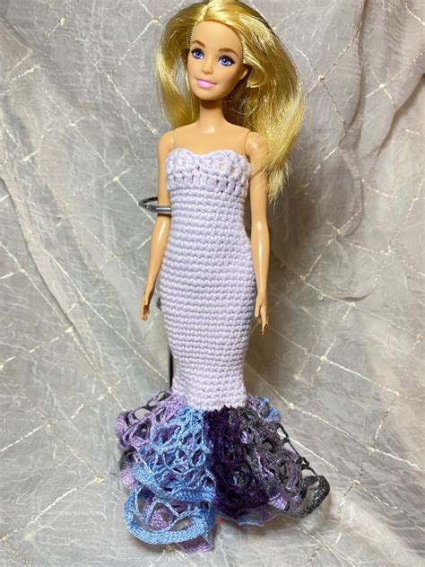 Barbie Doll Mermaid Dress - Etsy