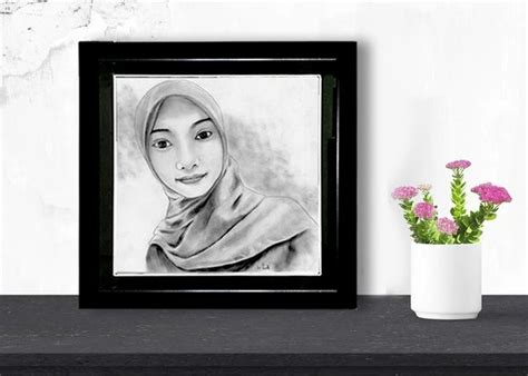 Jual Lukis Sketsa Wajah Plus Frame Di Lapak Anggoro Bukalapak