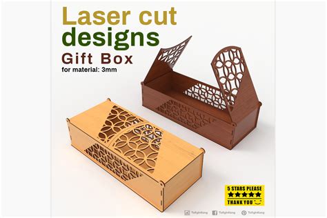 Box - Laser cutting File (482292) | Cut Files | Design Bundles