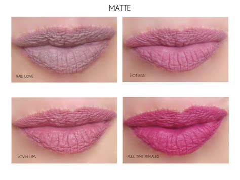 NARS Iconic Lipstick Collection Matte Swatches Ommorphia Beauty Bar