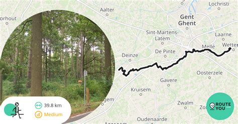 Machelen Wetteren Recreatieve Wandelroute Routeyou