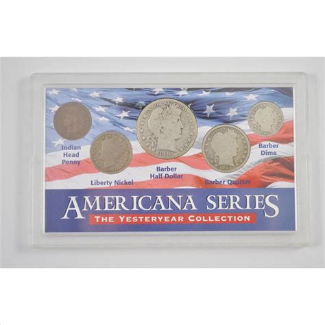 Silver Coin Set Americana Series Yesteryear Historic Us Collection