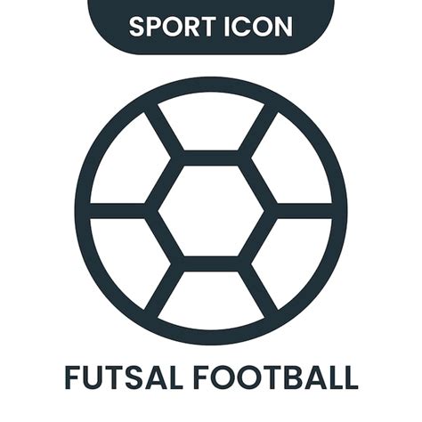 Premium Vector Futsal Football Vector Line Icon Design