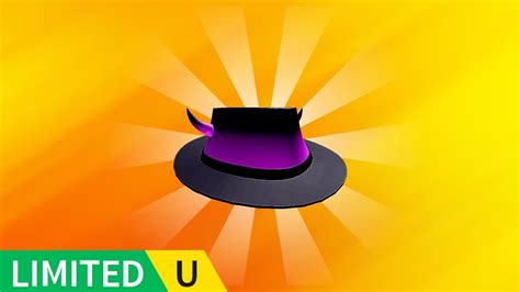 LIMITED CONSIGUE FEDORA MORADO GRATIS En ROBLOX YouTube