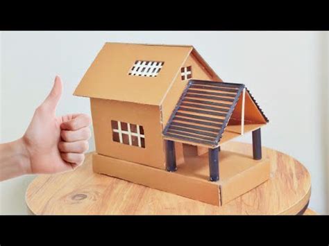 DIY KARTONDAN EV NASIL YAPILIR Easy House Made Of Cardboard YouTube