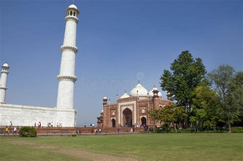 The Mosque Taj Mahal In Agra India Editorial Stock Image Image Of