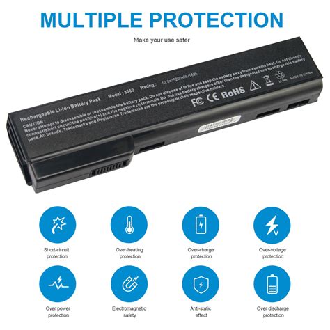 Battery For Hp Elitebook 8460w 8460p 8560p 8470p Prob 6560b 6460b 6360b Cc06xl Ebay