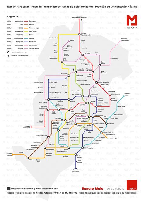 Mapas De Minas Gerais Metr Linhas De Metr Cbtu Minas Geraisminuto