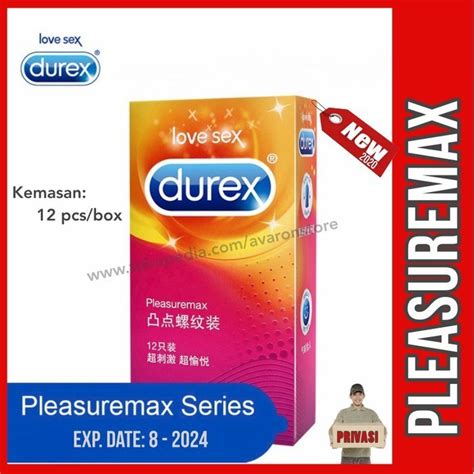 Jual Kondom Durex Pleasuremax Gerigi Berbintik Dotted Isi 12 Pcs