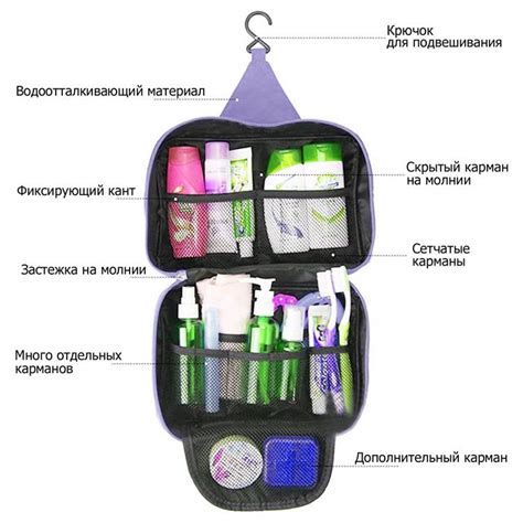 Дорожный органайзер для чемодана, фиолетовый - купить в интернет ...