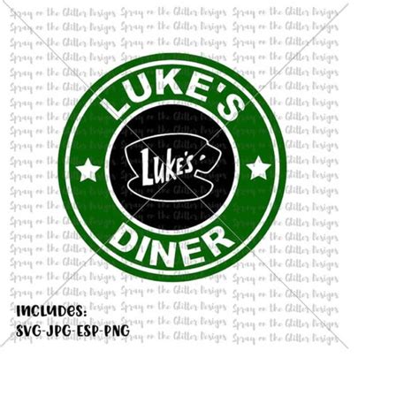 Lukes Diner Coffee Logo Svg Png  Inspire Uplift