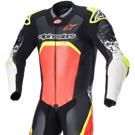 Macac O Alpinestars Gp Tech V Pe A Preto Vermelho Amarelo Grid