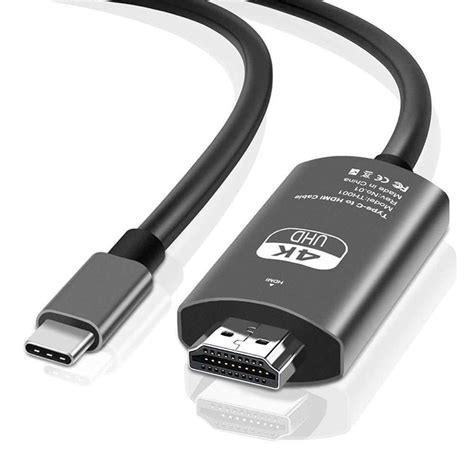 Kabel M Adapter Przej Ci Wka Przew D Alogy Usb C Type C Do Hdmi K