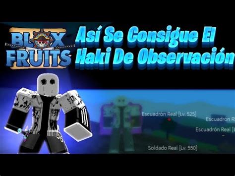 C Mo Consegir El Haki De Observaci N En Blox Fruits Youtube