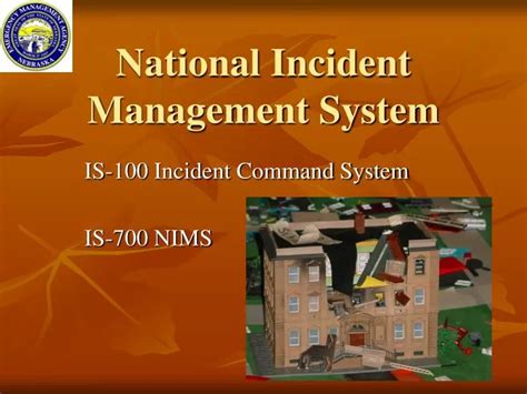 Ppt National Incident Management System Powerpoint Presentation Free Download Id 4705275